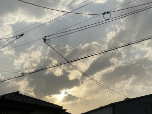 雨上がりの凄い空