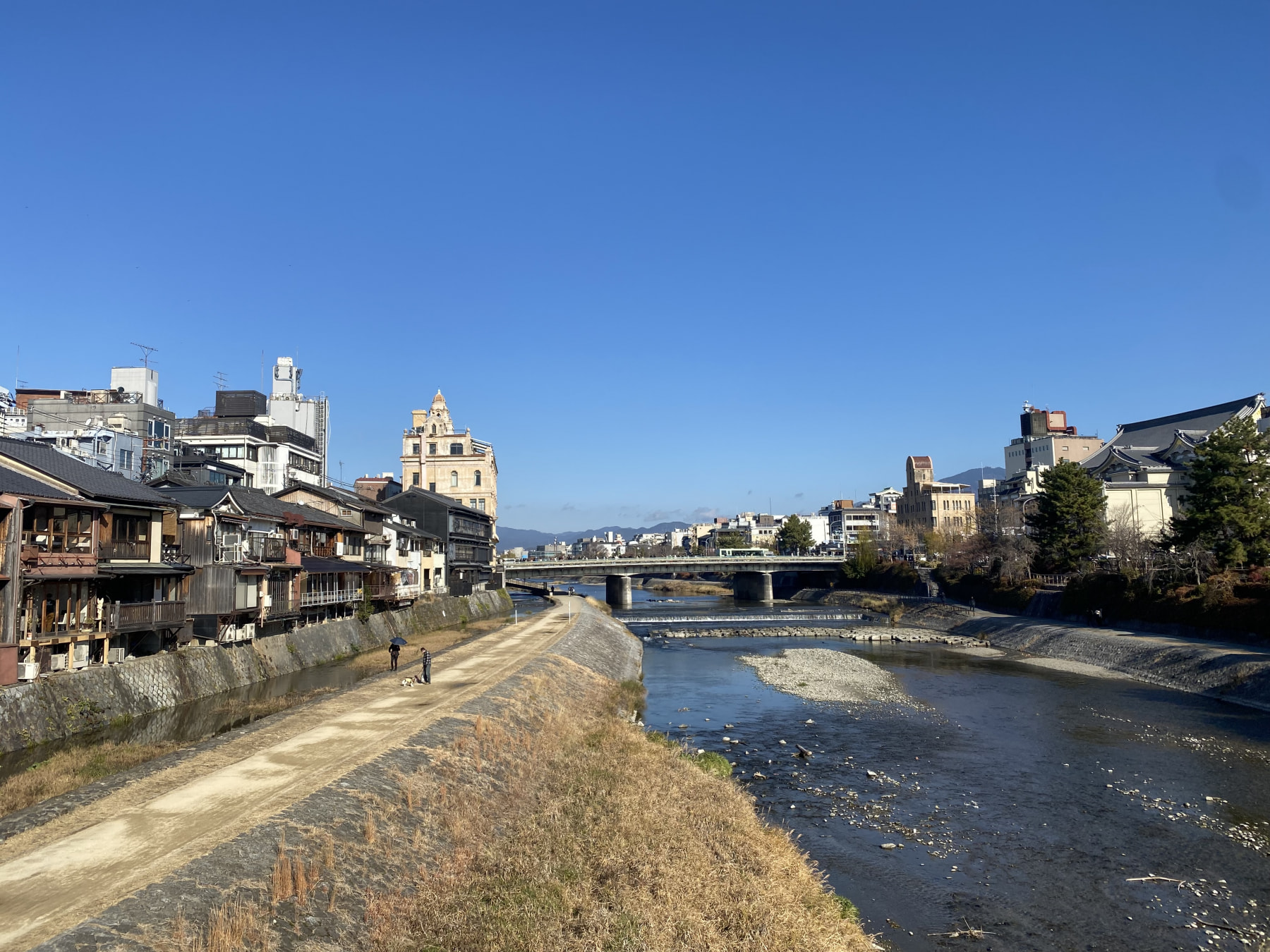 快晴の京都